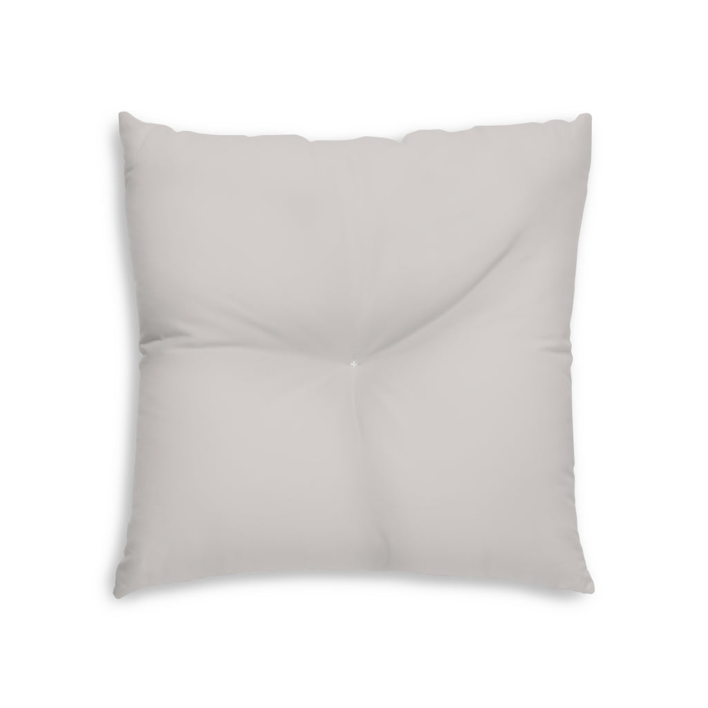 Square Tufted Floor Pillow - Dove