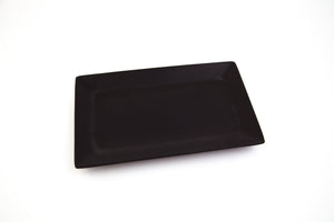 Lifestyle Details - Stoneware Canape Plates in Basalt