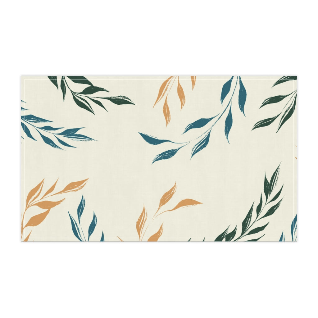 Lifestyle Details - Sunshine Windy Leaves Kitchen Towel - Horizontal