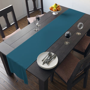 Lifestyle Details - Table Runner - Peacock - In Use