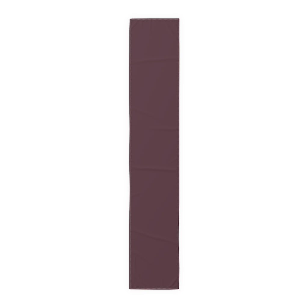Lifestyle Details - Table Runner - Plum - Large - Rolled Up