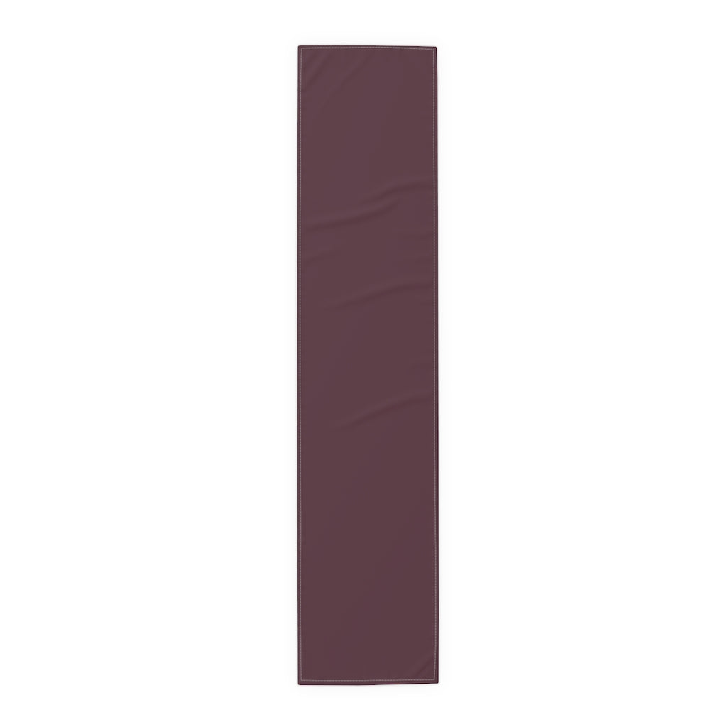 Lifestyle Details - Table Runner - Plum - Large - Rolled Up