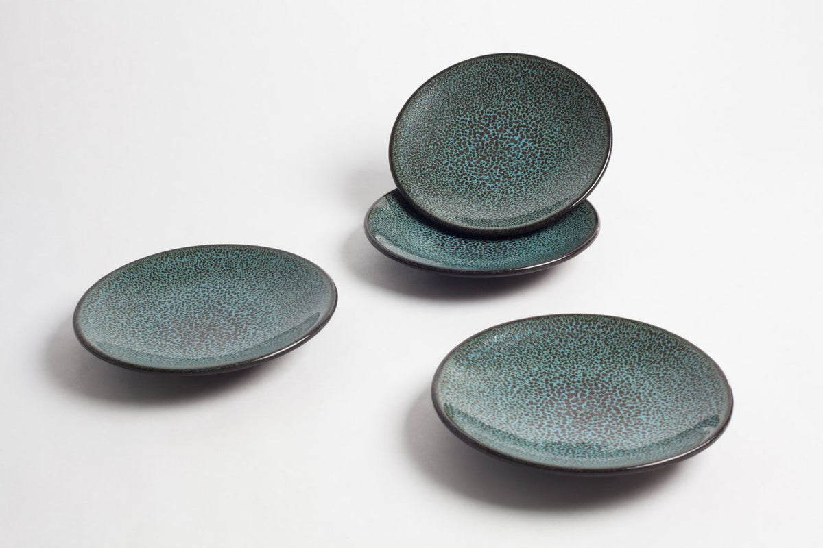 Lifestyle Details - Zaghwan Bread Plate in Atlantic - Set of 4