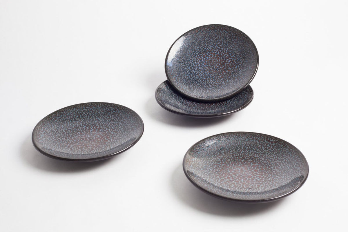 Lifestyle Details - Zaghwan Bread Plate in Old Silver - Set of 4