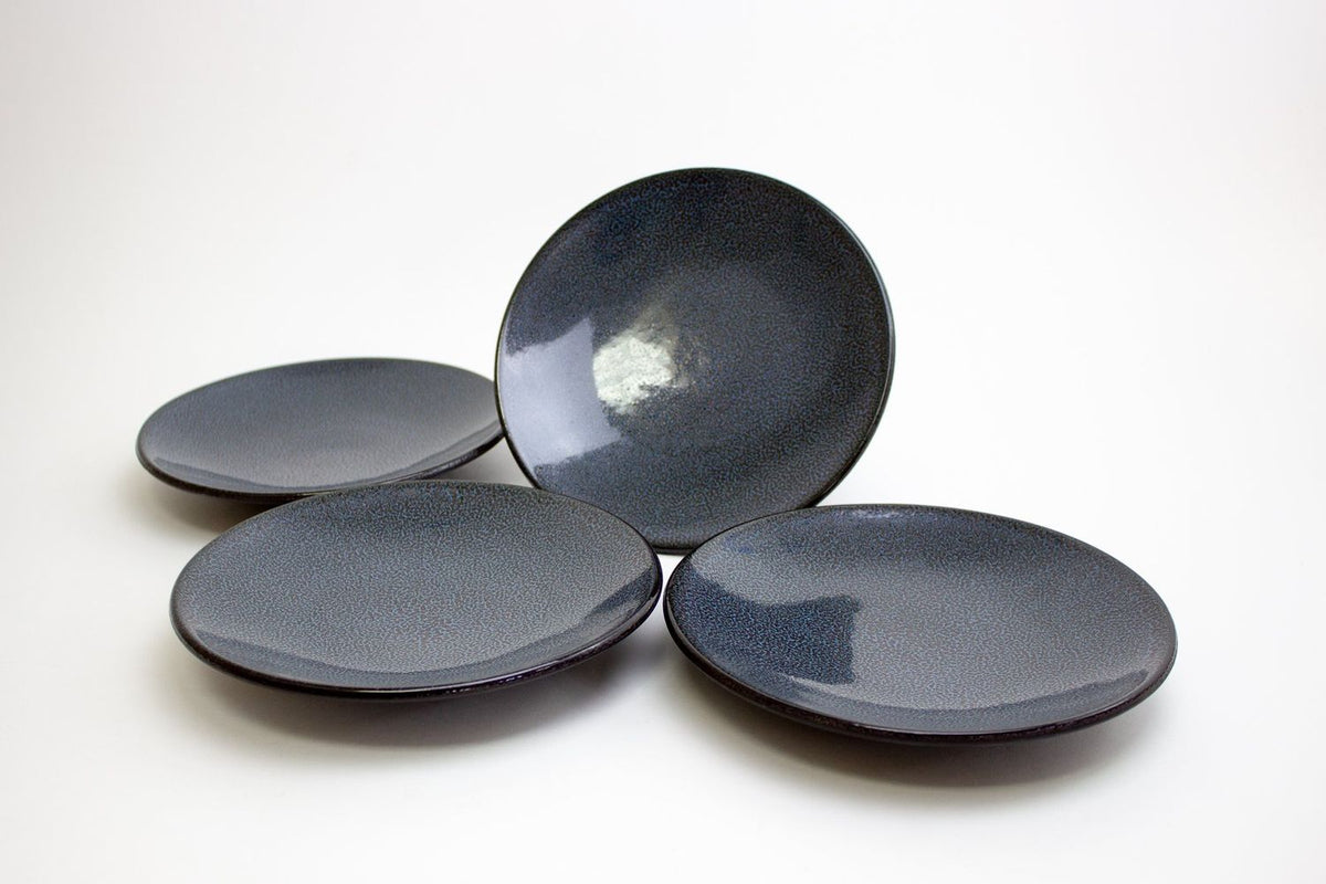 Lifestyle Details - Zaghwan Dessert Plate Set in Old Silver - Set of 4