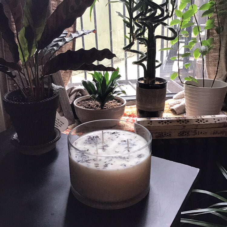 3 Wick Large Lavender Aromatherapy Soy Wax Candle