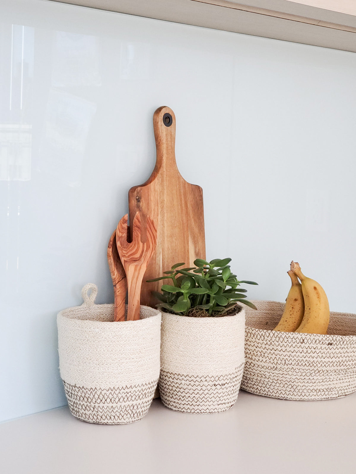 Amari Loop Bin - Brown (Set of 2)