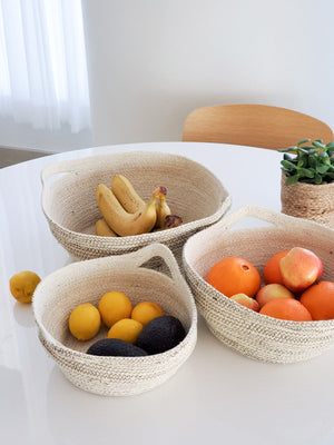 Amari Fruit Bowl - Brown (Set of 3)