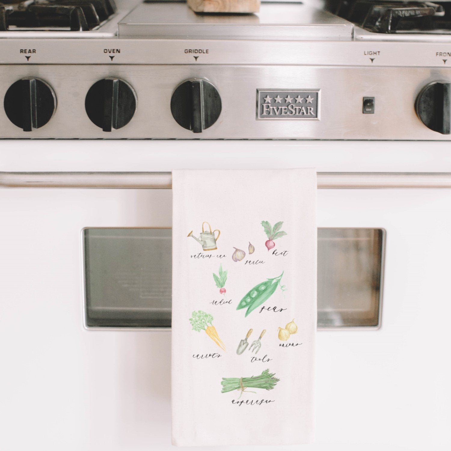 Vegetables Tea Towel