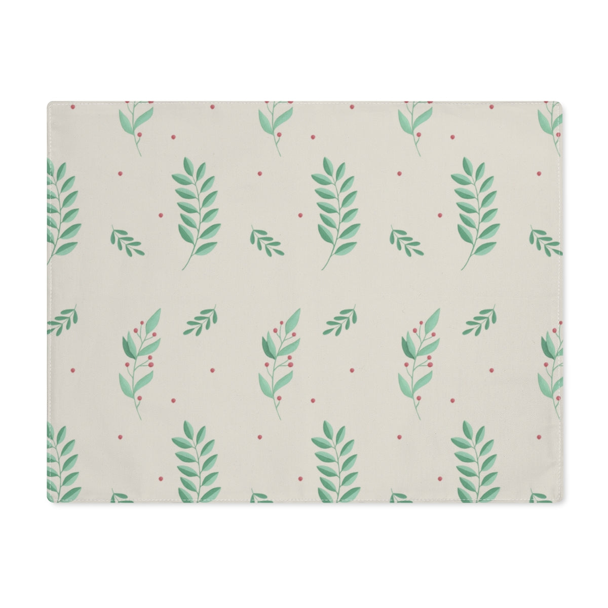 Holiday Table Placemat - Large Holly