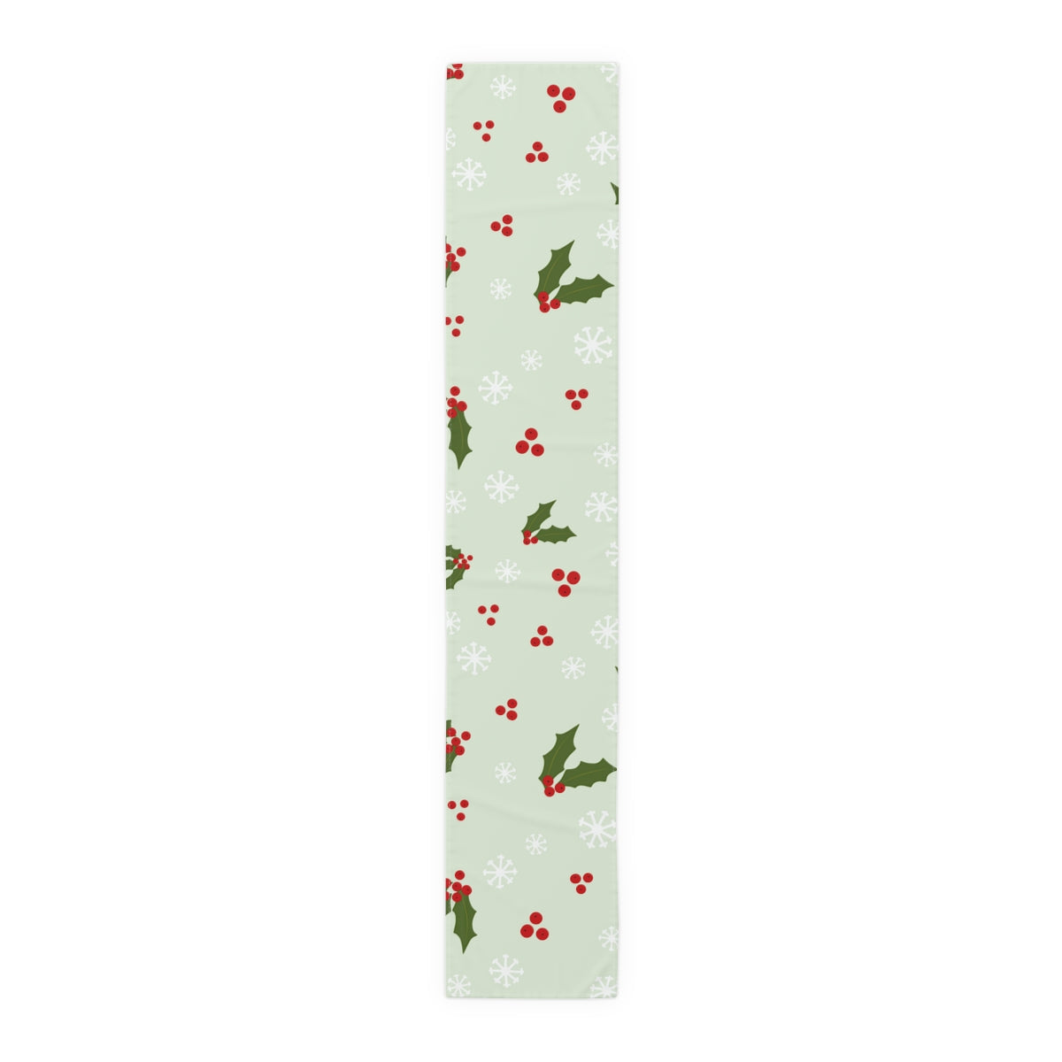Holiday Table Runner - Holly & Snowflakes