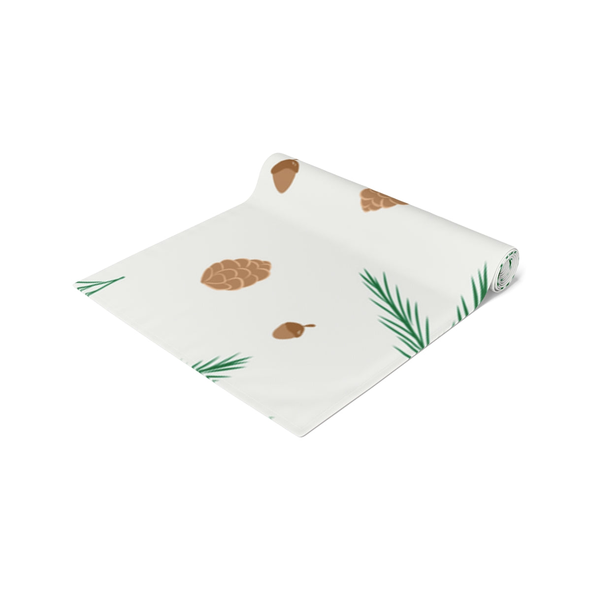 Holiday Table Runner - Pinecones & Acorns