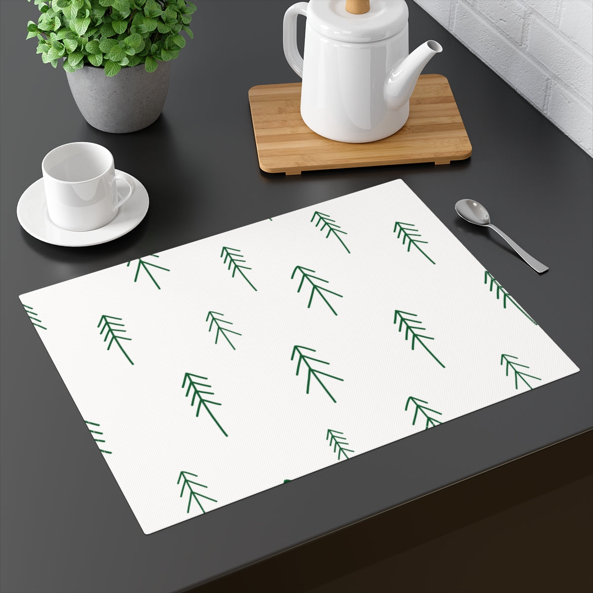Holiday Table Placemat - Evergreens