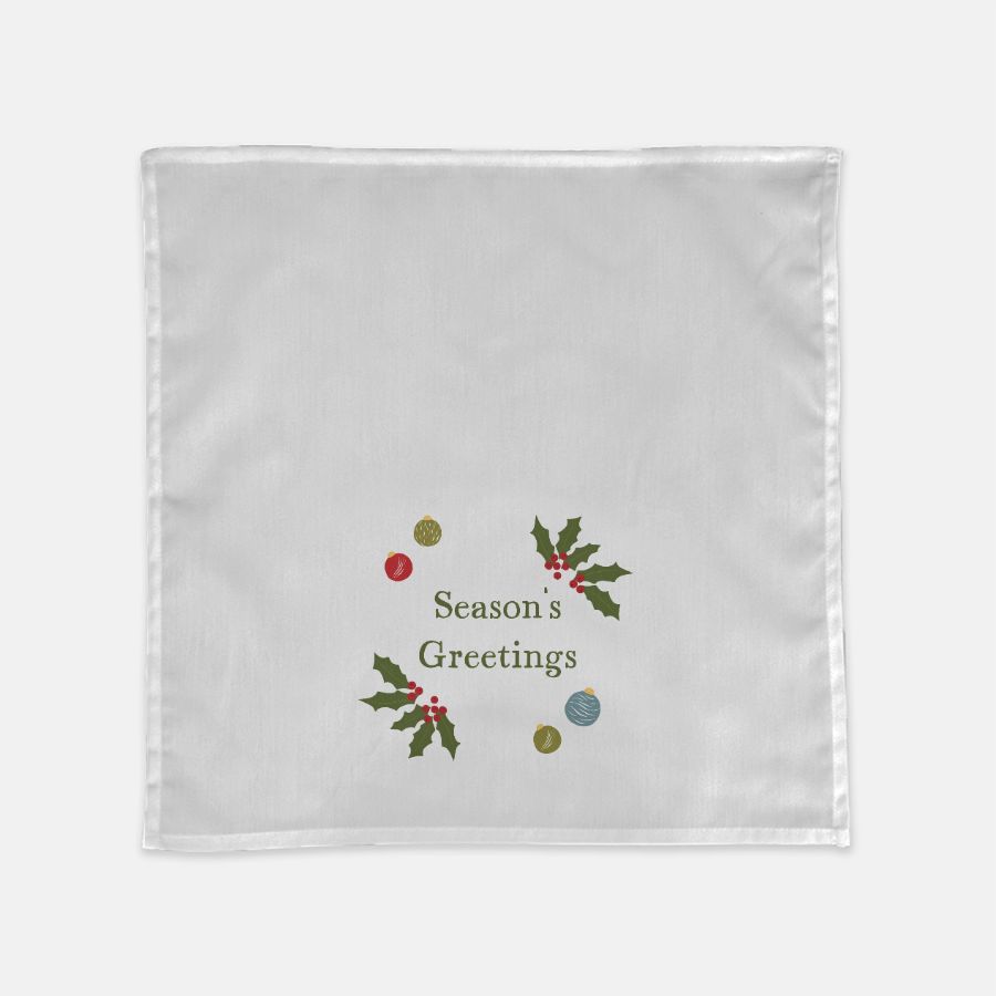 Holiday Hostess Towel - Season's Greetings