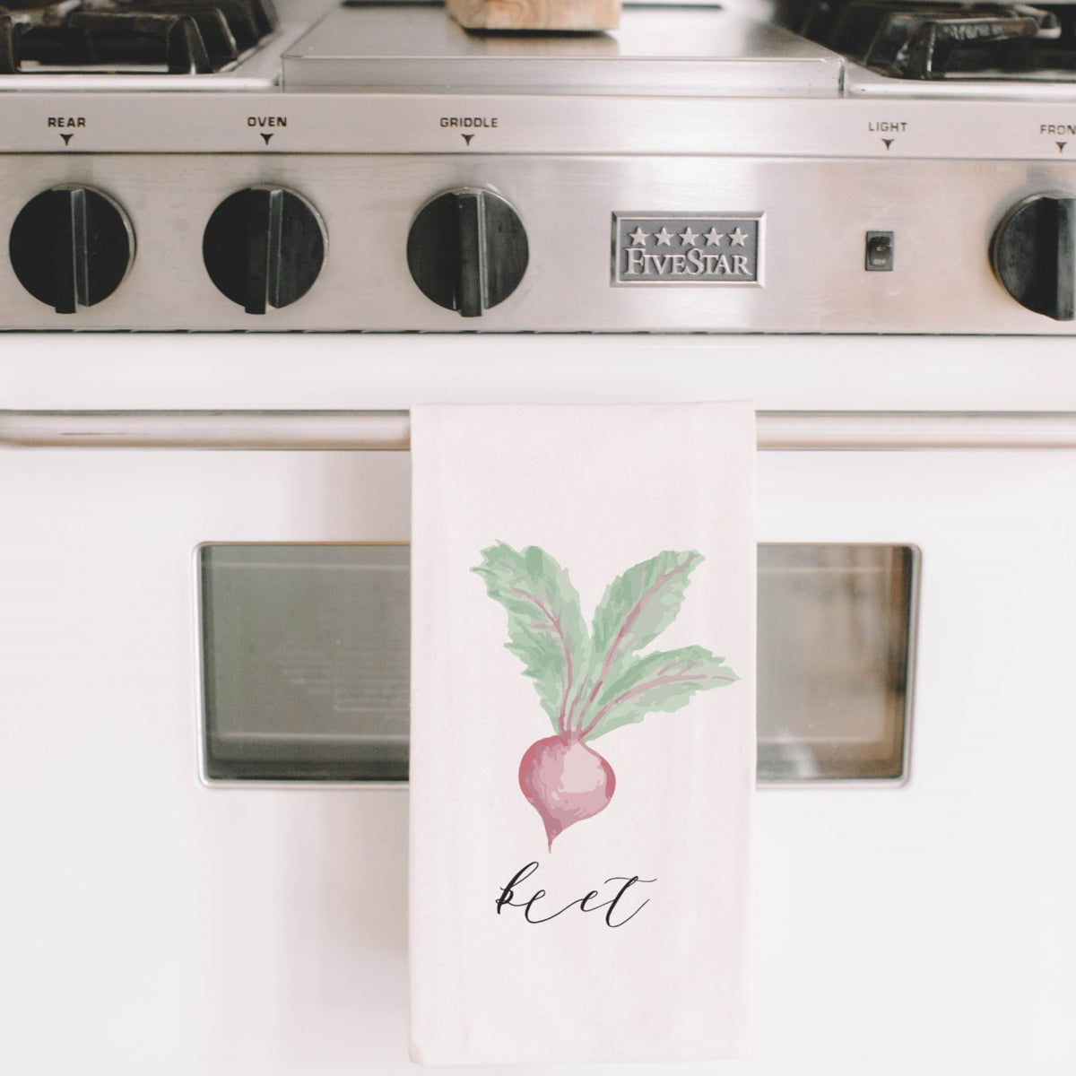 Beet Watercolor Tea Towel