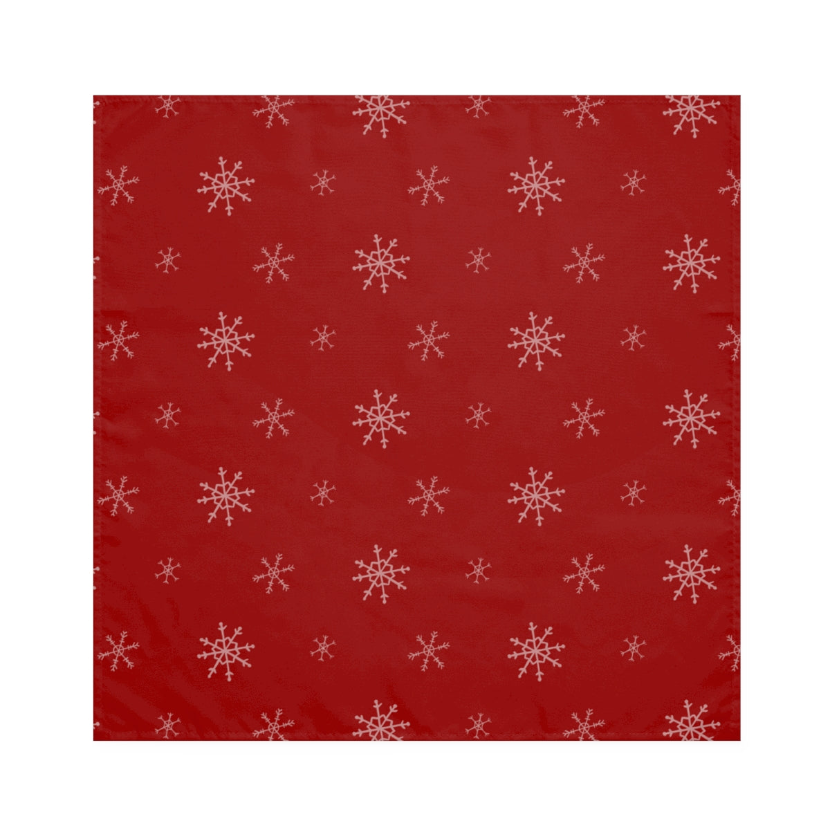 Red Holiday Napkins - Snowflakes