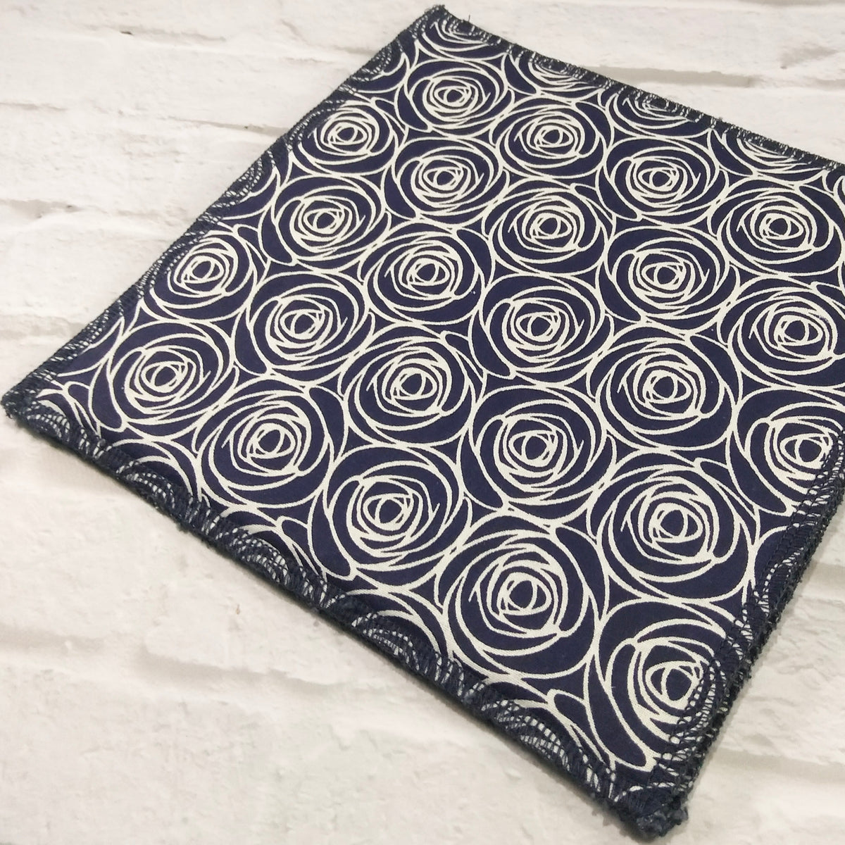 Navy Rose Reusable Napkins