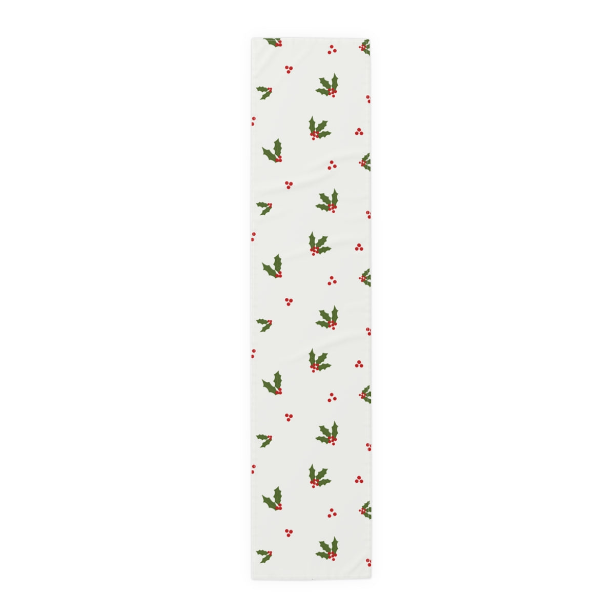 Holiday Table Runner - Red & Green Holly