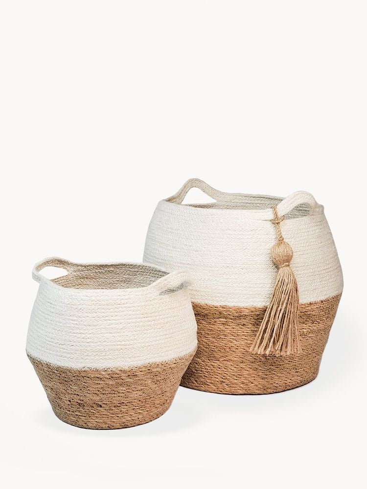 Natural Agora Jar Basket - Set of 2