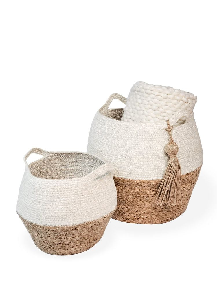 Natural Agora Jar Basket - Set of 2