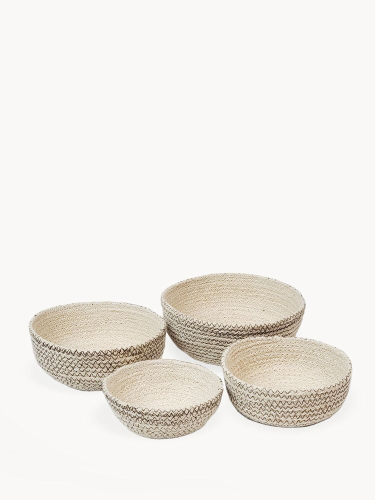 Brown Amari Round Bowl - Set of 4