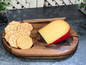 Circled Bornholm Cheeseboard with Knife