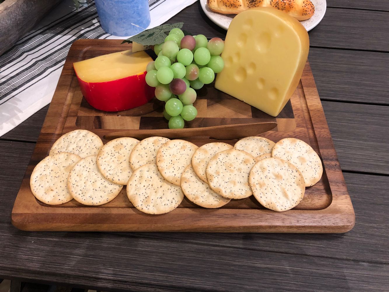 Squared Bornholm Cheeseboard with Knife