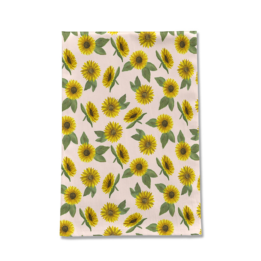 Sunflower Tea Towel