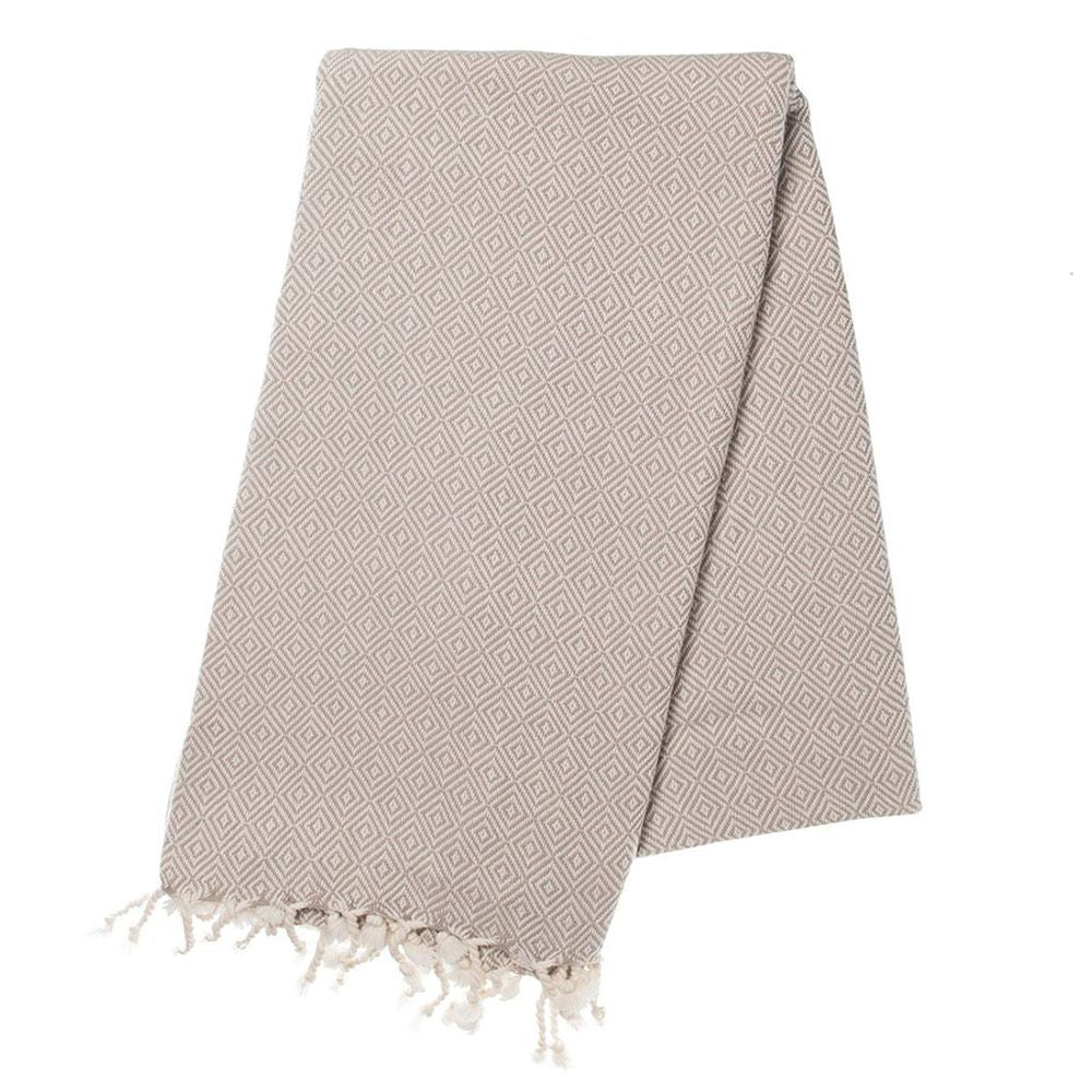 Diamond Turkish Towel - Sand