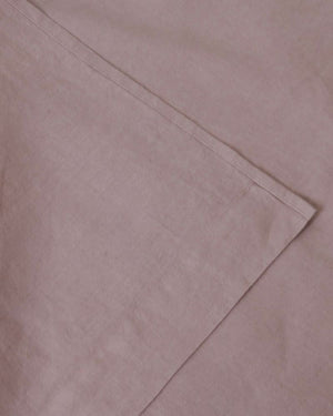 Marcel Linen Fitted Sheet - Orchid