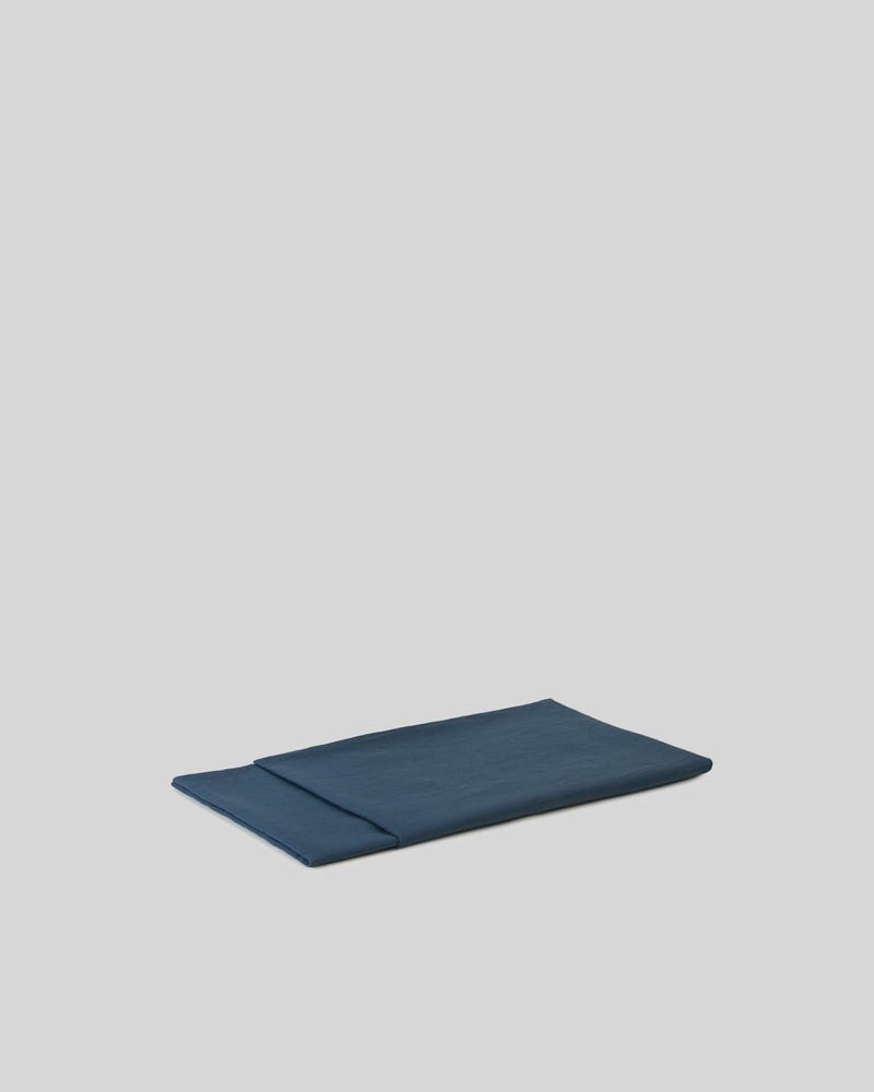 Marcel Linen Flat Sheet - Adriatic