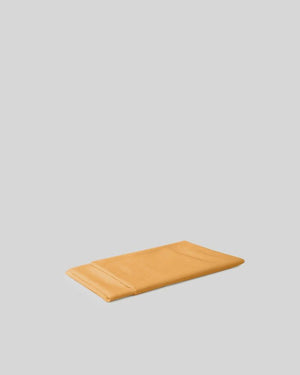 Marcel Linen Flat Sheet - Mustard