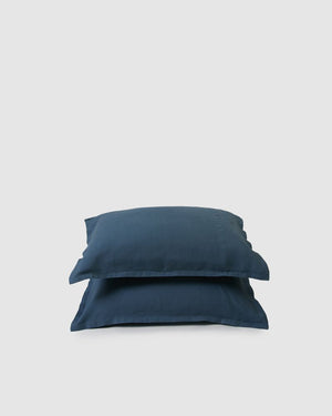 Marcel Linen Pillowcases (Pair) - Adriatic