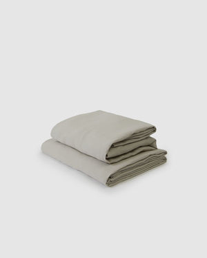 Marcel Linen Sheet Set - Dove