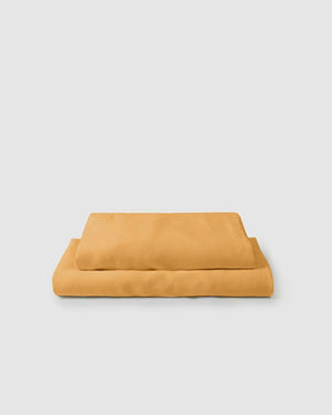 Marcel Linen Sheet Set - Mustard