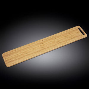 Natural Bamboo Long Serving Board 39.4" X 7.9"