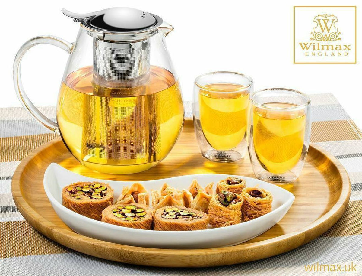 Natural Bamboo Platter 14"