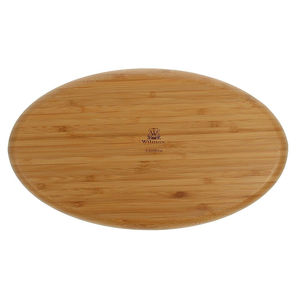 Natural Bamboo 3 Section Platter 14" X 8" | 35.5 Cm X 20.5 cm
