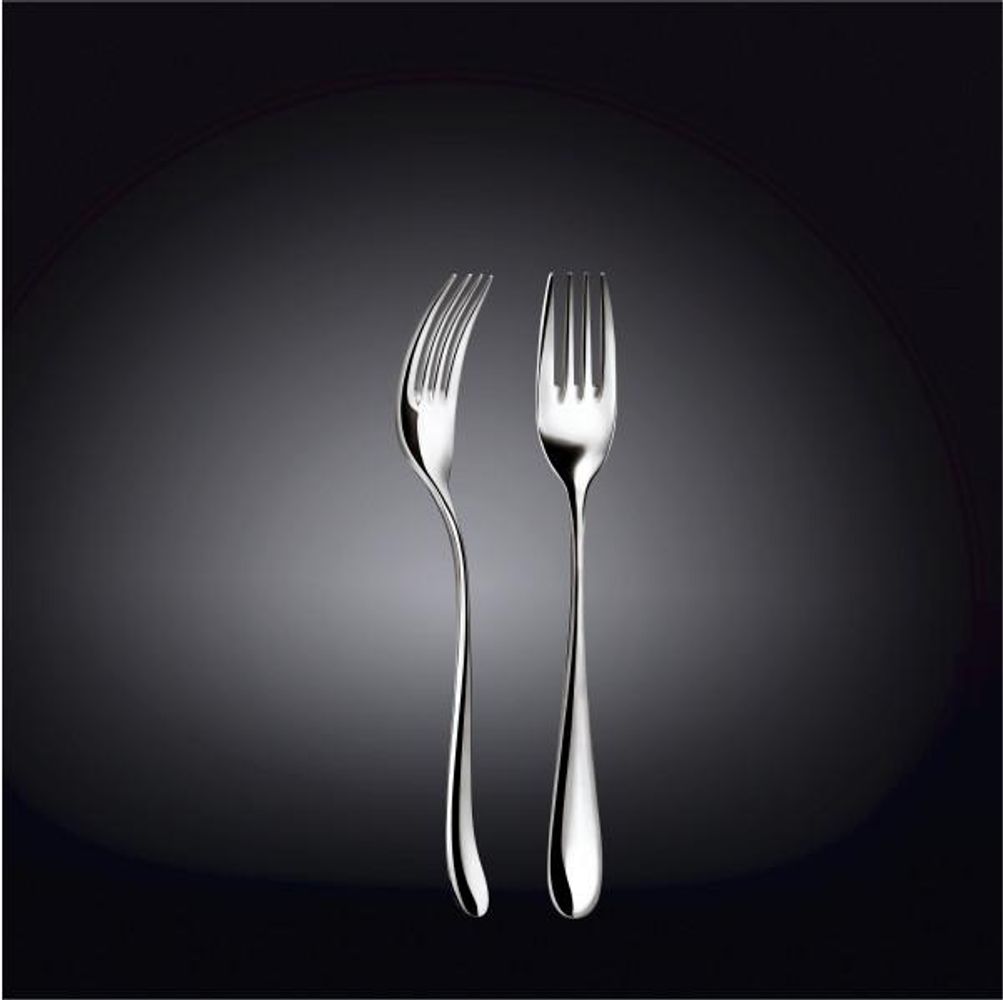High Polish Stainless Steel Dessert Fork 7.5" | 19 Cm White Box Packing WL-999107/A