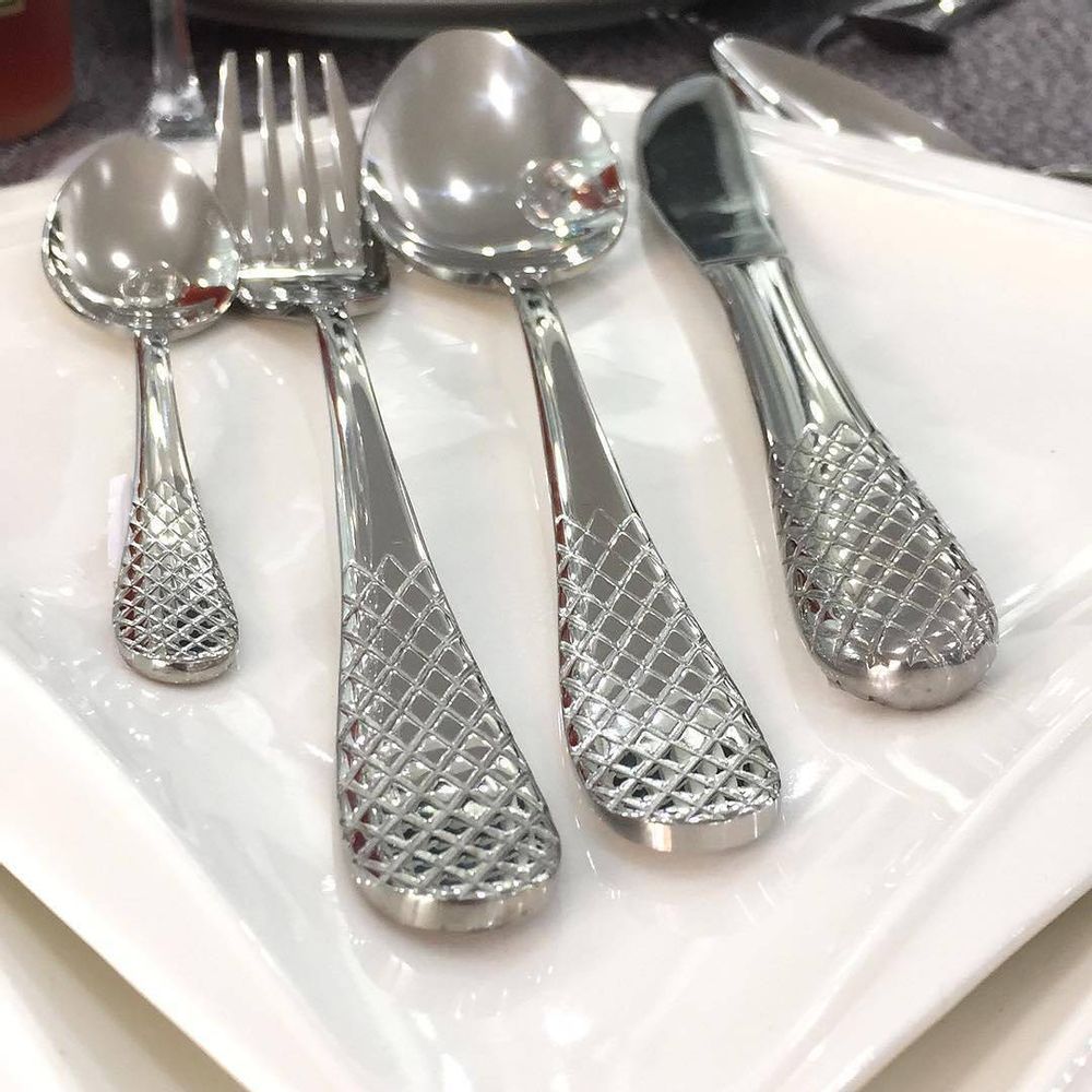 High Polish Stainless Steel Dinner Fork 8" | 20 Cm | Set Of 6 In Gift Box