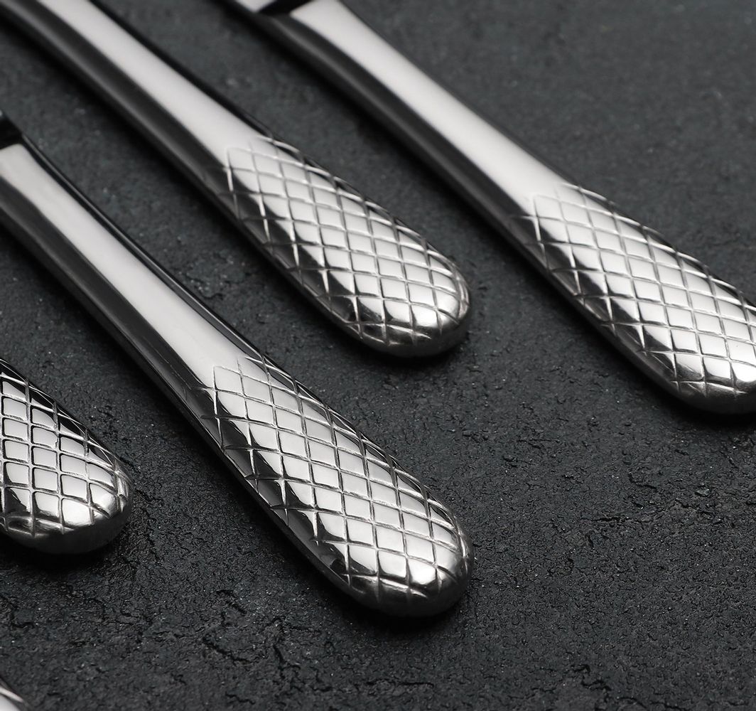 High Polish Stainless Steel Dinner Knife 8.5" | 22 Cm | Set Of 6 | In Gift Box