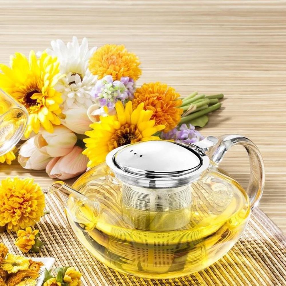 Thermo Glass Tea Pot 52 FL Oz