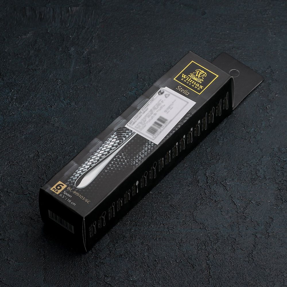 High Polish Stainless Steel Teaspoon (Mug)  6.5" | 16 cm | Set Of 6