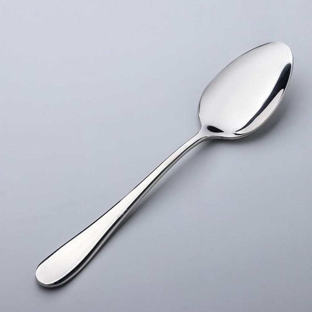 High Polish Stainless Steel Dinner Spoon 8" | 21 cm | Set Of 6 | In Colour Box