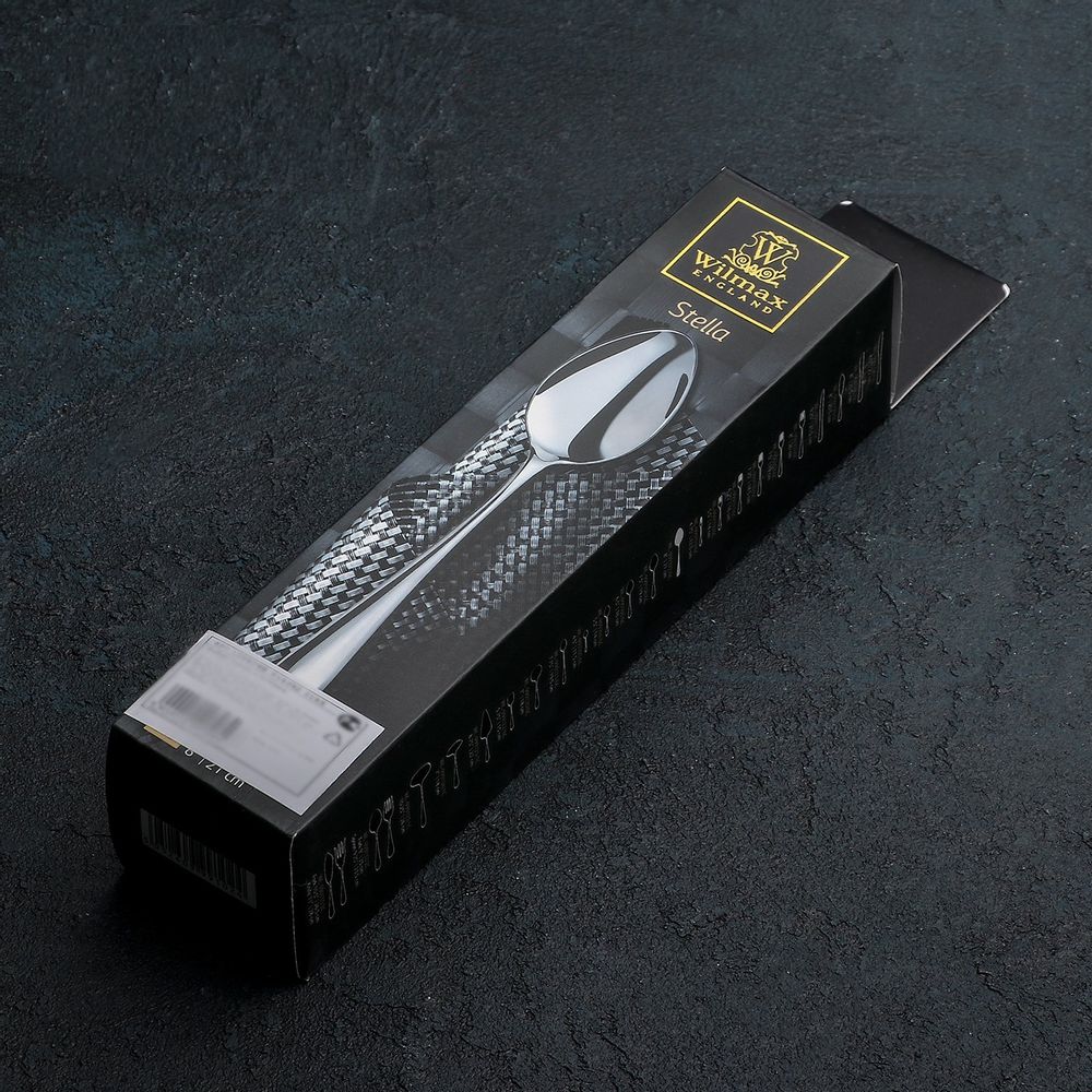 High Polish Stainless Steel Dinner Spoon 8" | 21 cm | Set Of 6 | In Colour Box