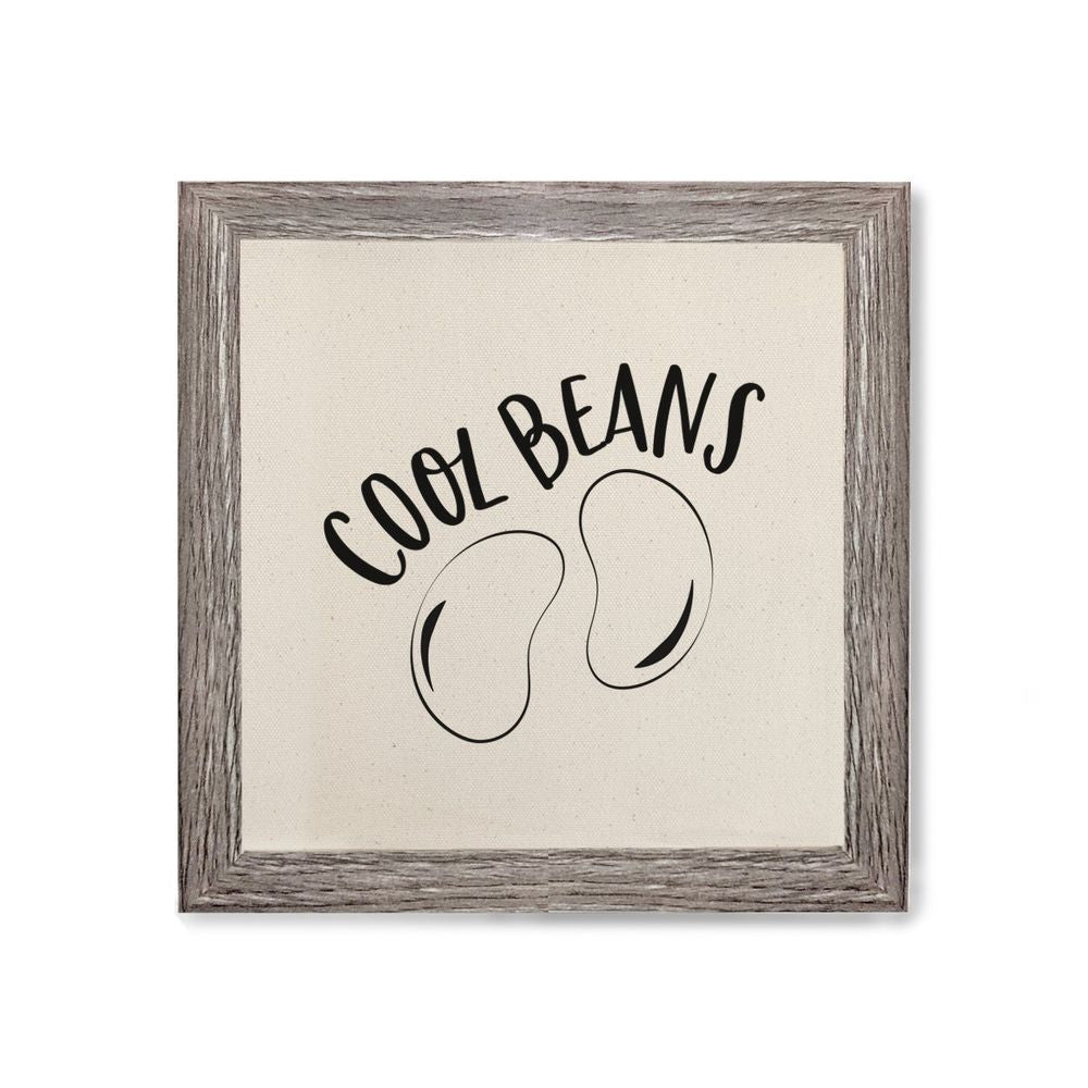 Cool Beans Canvas Kitchen Wall Art