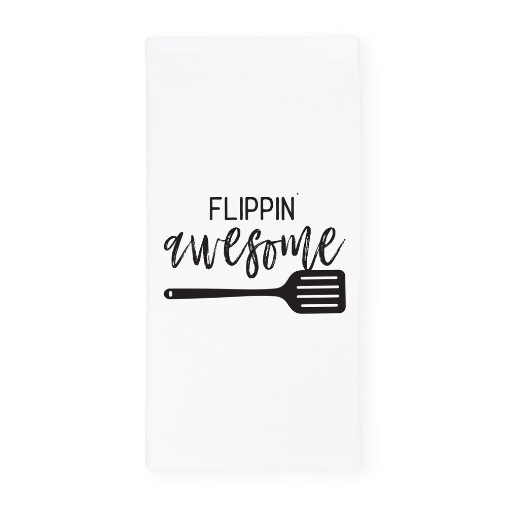 Flippin' Awesome Kitchen Tea Towel