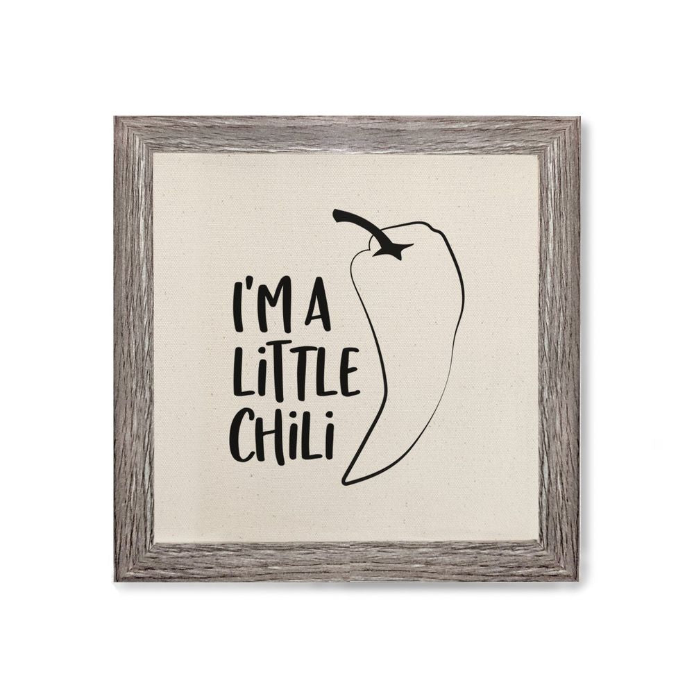 I'm a Little Chili Canvas Kitchen Wall Art