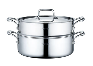 6.5qt Triply Surgical Stainless Steel Steamer Set