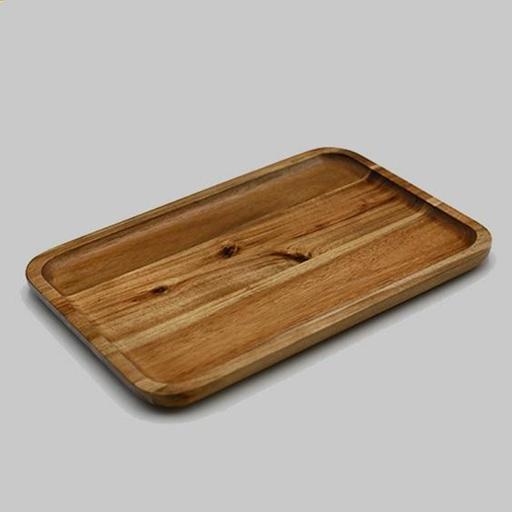 Acacia Serving Rectangle Tray - 12"x8"